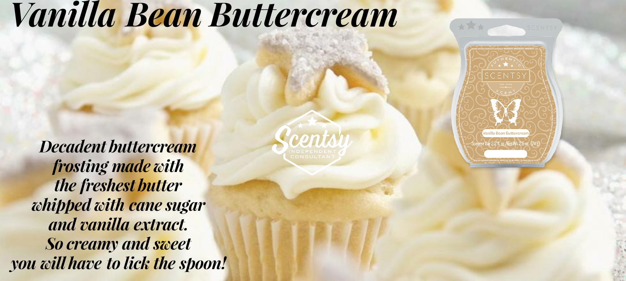 Vanilla Bean Buttercream Scentsy Bar